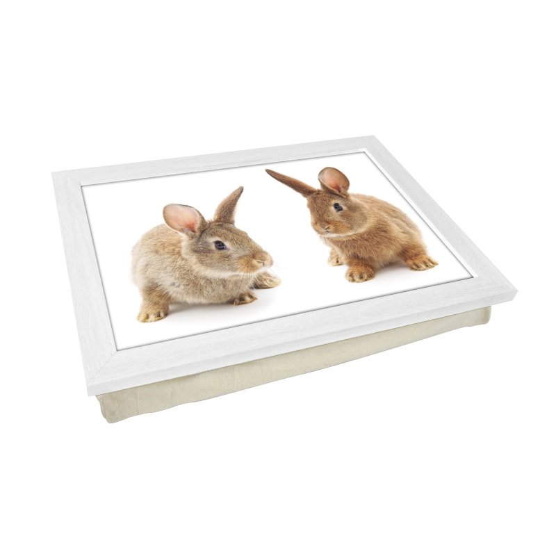 Yoosh Two Cute Bunnies Lap Tray - Kitchen Tools & Gadgets - British D'sire