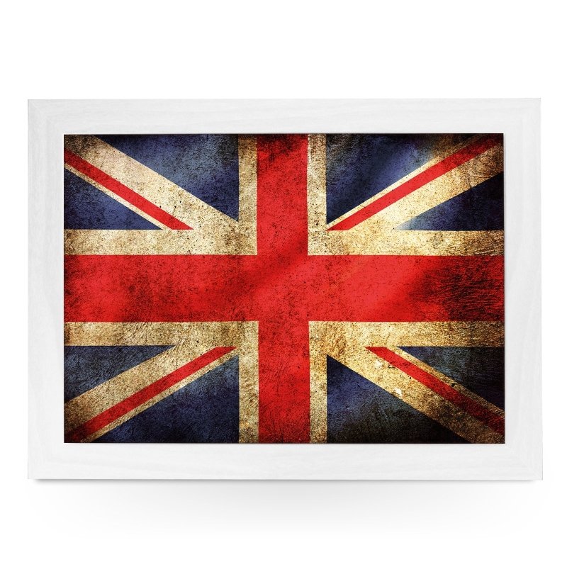 Yoosh Union Jack Flag Grunge Lap Tray - Kitchen Tools & Gadgets - British D'sire