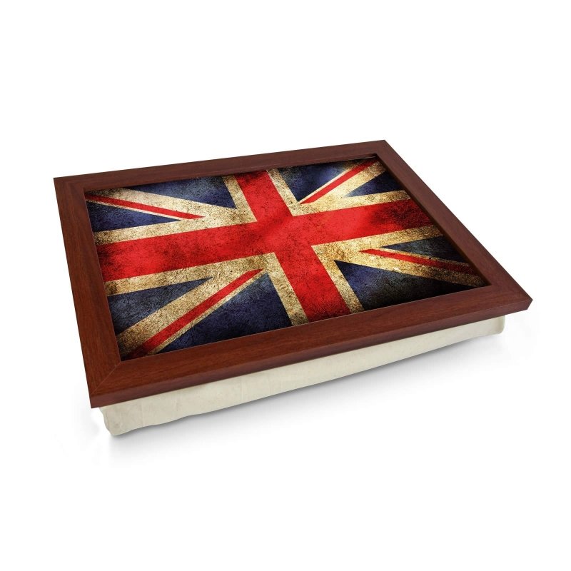 Yoosh Union Jack Flag Grunge Lap Tray - Kitchen Tools & Gadgets - British D'sire Main image