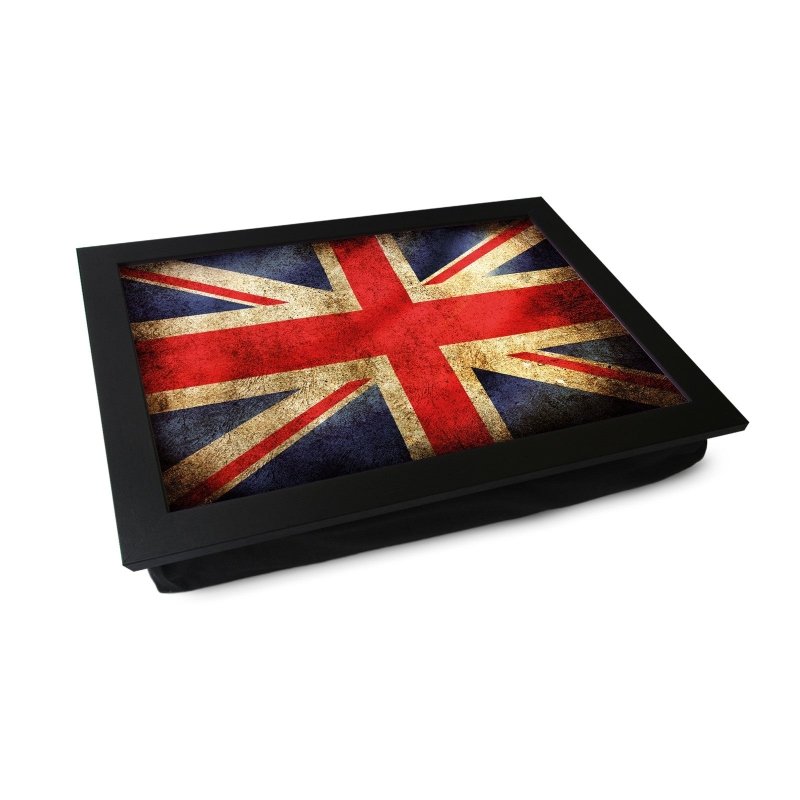 Yoosh Union Jack Flag Grunge Lap Tray Secondary image