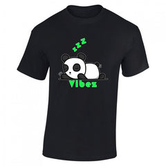 Yoosh Vibez Sleeping Panda T-Shirt - Mens T-Shirts & Shirts - British D'sire