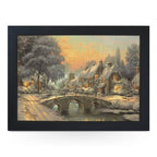 Yoosh Victorian Christmas Bridge Scene Lap Tray - Kitchen Tools & Gadgets - British D'sire