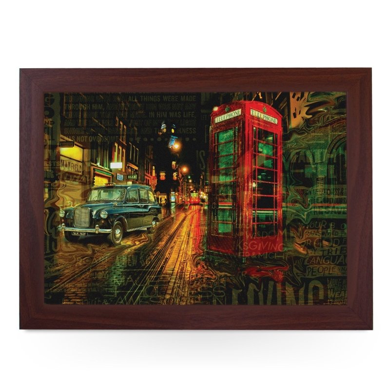 Yoosh Waved London Telephone Box Lap Tray - L963 - Kitchen Tools & Gadgets - British D'sire