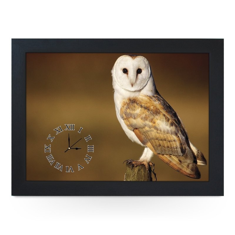 Yoosh Wooden Picture Frame Clock. CL421 Barn Owl Secondary image