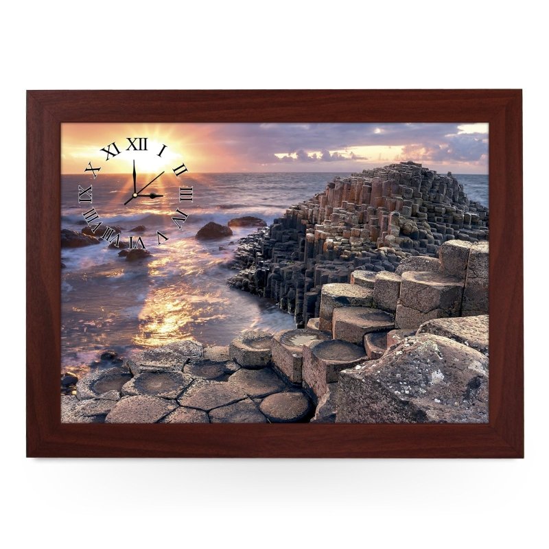 Yoosh Wooden Picture Frame Clock Ireland Giants Causeway - Housings & Frames - British D'sire Main image