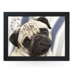 Yoosh Wooden Picture Frame Clock Pug Dog - Housings & Frames - British D'sire