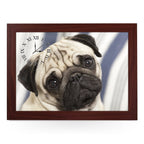 Yoosh Wooden Picture Frame Clock Pug Dog - Housings & Frames - British D'sire