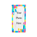 Yoosh YOUR PHOTO In A Lego Brick Frame - Beach Towel - British D'sire