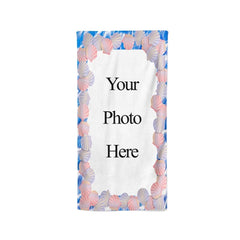 Yoosh YOUR PHOTO In A Seashell Frame - Beach Towel - British D'sire