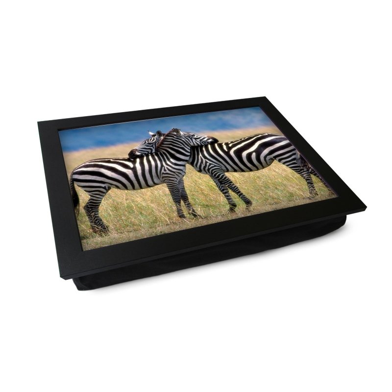 Yoosh Zebra Hugging Lap Tray - L0385 Secondary image
