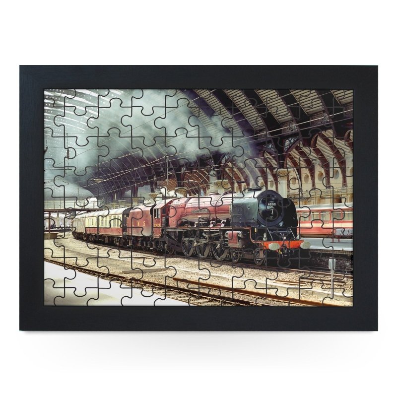 York Station Train Jigsaw Puzzle with Frame - Housings & Frames - British D'sire