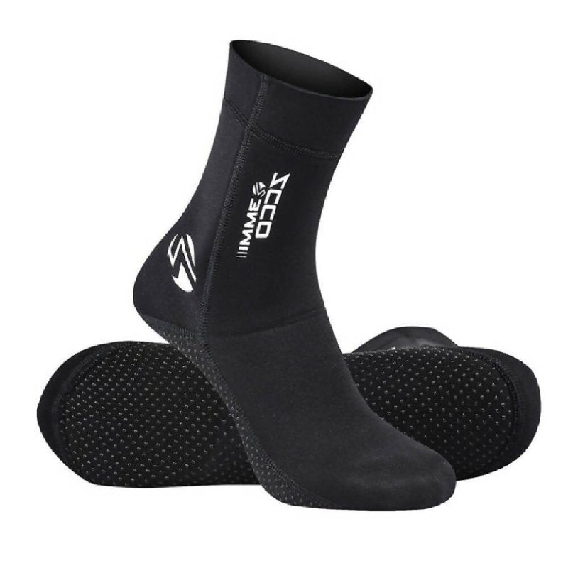 ZCCO 3mm Warm Non-Slip Diving Socks Anti-Wear Ankle Fins, Size:39-40 (Black) - Non-Slip Diving Socks - British D'sire Main image