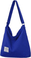 ZhengYue Hobo Bag, Women's Canvas Handbag Crossbody Bag Beach Bag Simple Shoulder Bag Ladies Large Cotton Tote Handbag Girls Shopping Bag for Travel Daily Use - British D'sire